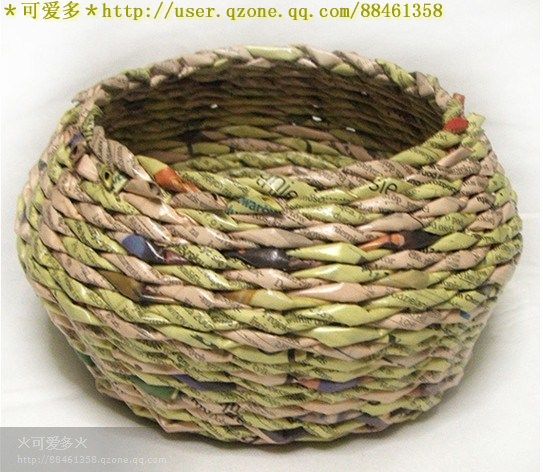 廢舊雜志報紙編織物（多圖鑒賞/附教程）——makki - 小小 - 靜水流深