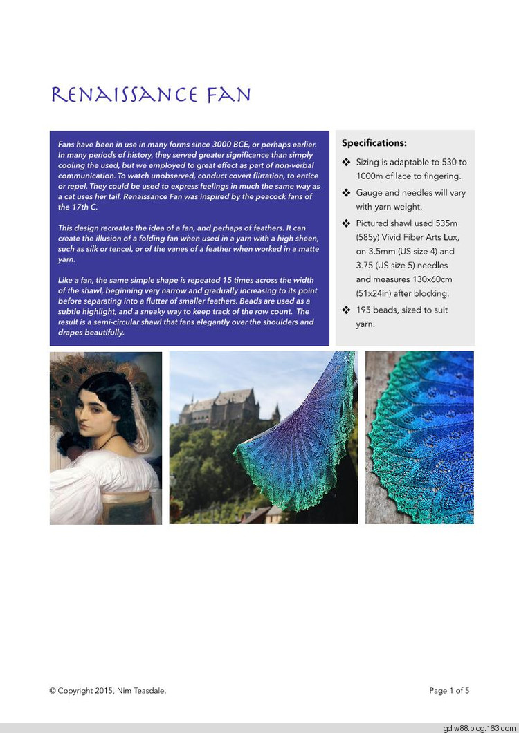 Renaissance Fan Shawl - 木棉花 - 雨茫茫,霧茫茫,盼望花開,花已落…… Renaissance Fan Shawl - 木棉花 - 雨茫茫,霧茫茫,盼望花開,花已落……