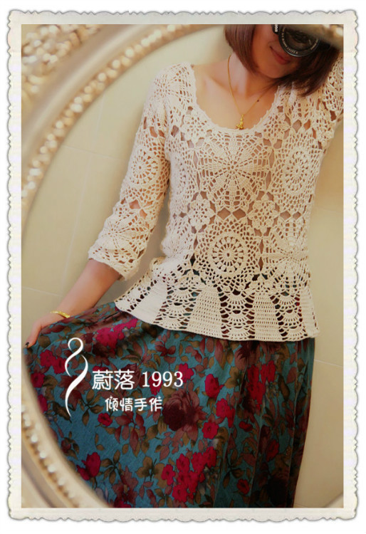 花開盛夏——跟蔚落一起鉤美衣，開美裙（群作業(yè)） - 蔚落 - 蔚落1993的博客