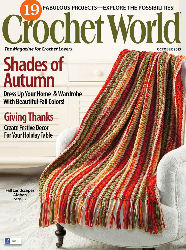 Crochet World October 2015 - 輕描淡寫 - 輕描淡寫